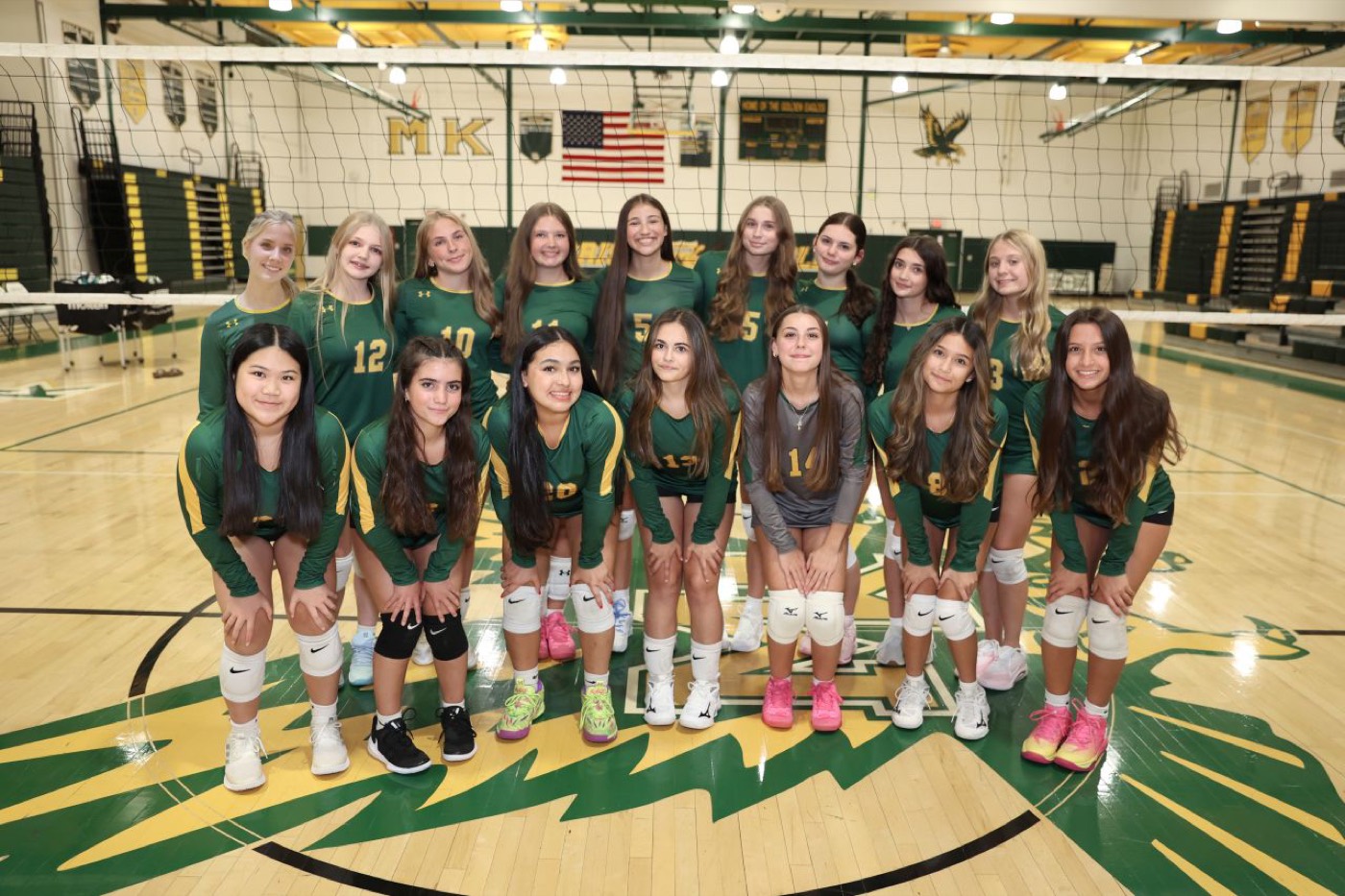 Morris Knolls Freshman volleyball team