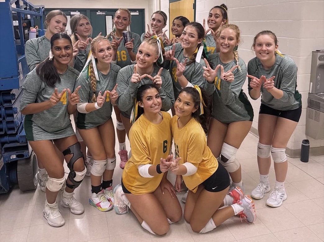 Morris Knolls team huddle